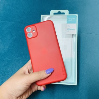 Ốp lưng iPhone 11 MEMUMI - nhựa cứng siêu mỏng 0.3mm