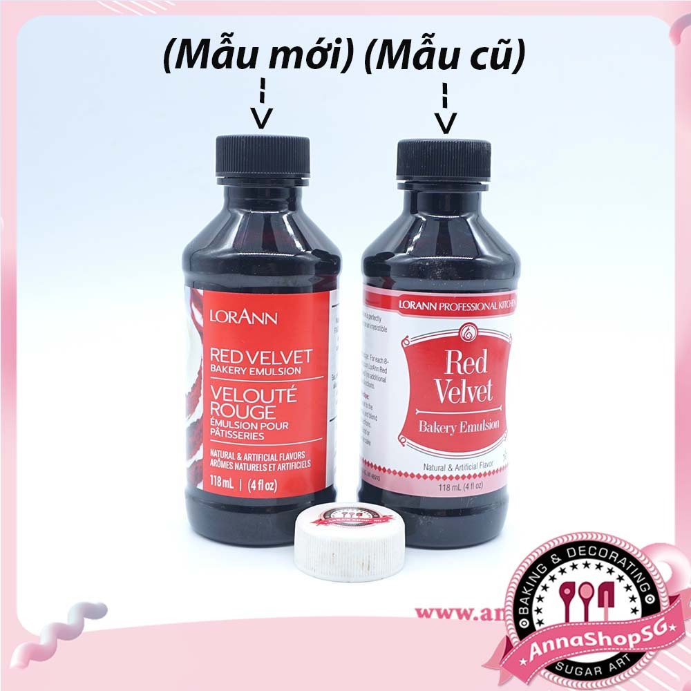 (HSD 2/2027) MÀU THỰC PHẨM RED VELVET 118mL