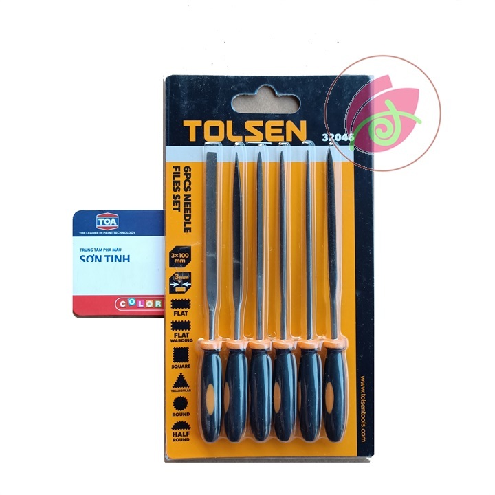Dũa Kim Cương (6 Cây) Tolsen 32046