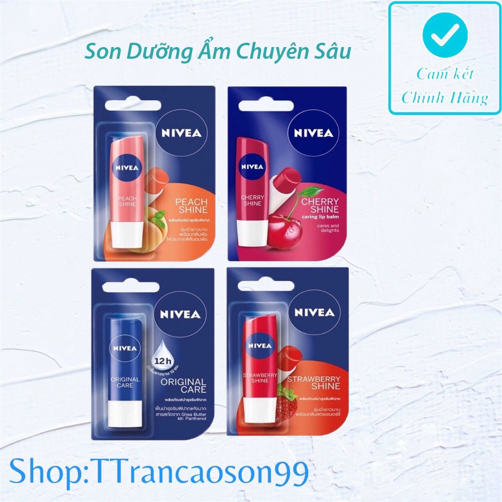Son dưỡng môi dưỡng ẩm không chì Nivea Thái lan