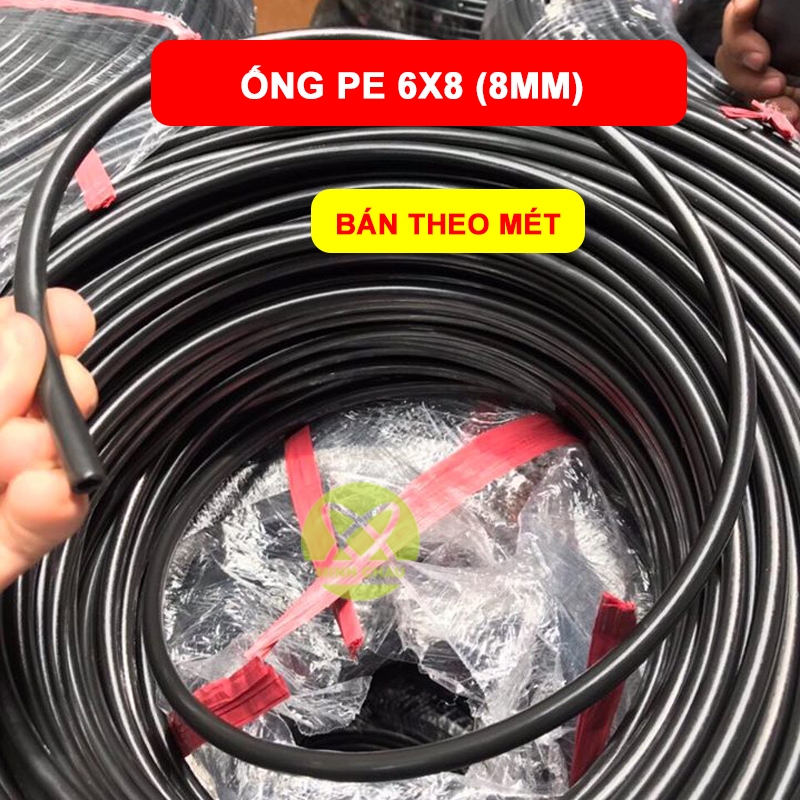 Combo 5/10/15 Mét Ống LDPE 8mm phun sương, tưới cây