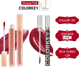 Son Bóng Mờ Colorkey Watery Son Môi Dạng Lỏng Chống Dính Chống Thấm Nước Trang Điểm Môi 1.8G