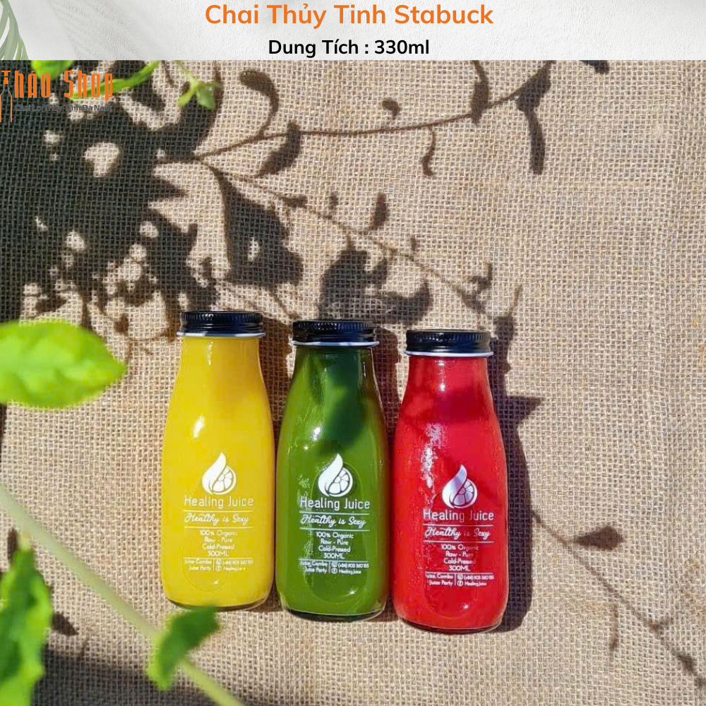 ❣️ Chai thủy tinh stabuck 300ml ❣️