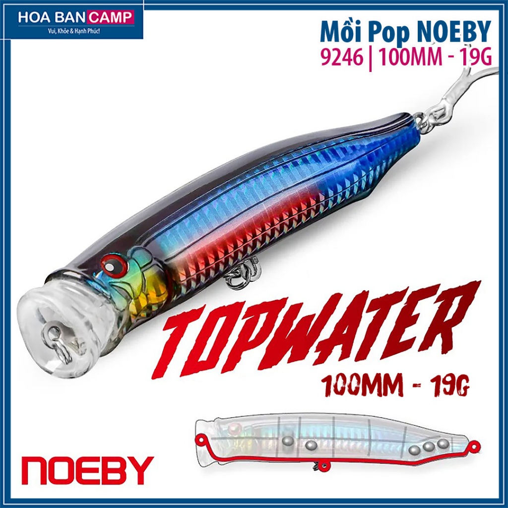 Mồi Pop NOEBY 9246 | 100mm - 19g