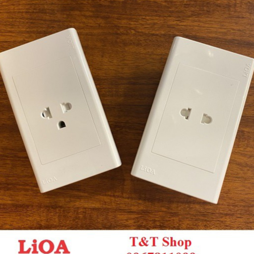 Mặt 1 ổ cắm âm tường Lioa