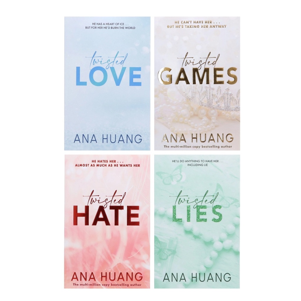 Sách Twisted Series by Ana Huang : Twisted Love, Twisted Games, Twisted Hate, Twisted Lies ( Khu Vườ