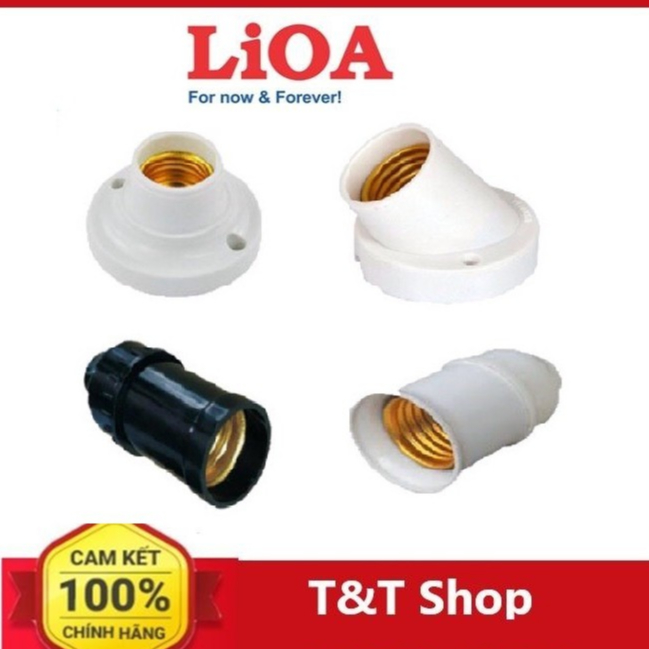 Đui đèn xoáy E27 Lioa