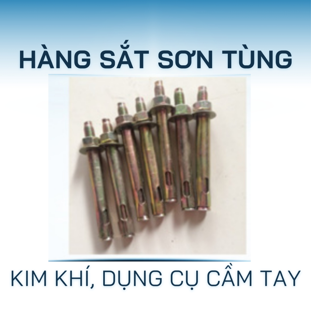 5 cái Nở sắt, móc sắt các số 6, 8,10,12