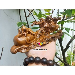 Tượng Phật gỗ để xe ô tô gỗ bách xanh - Tượng Phật Để Xe - Tượng Để Taplo Xe - Tượng Để Xe Ô tô