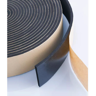 1m Ron gioăng cao su xốp EPDM có keo tự dính dán cửa sổ gỗ nhôm kính nhà tủ điện ôtô tàu thuyền