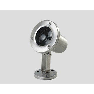 Đèn LED âm nước có đế 3w đổi màu 12VAC/24VAC Trang trí đài phun nước, hồ bơi, bể tiểu cảnh hòn non bộ sân vườn công viên