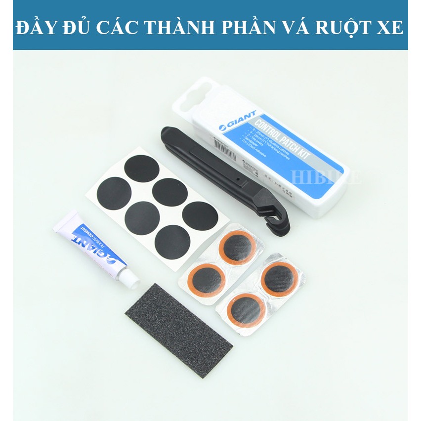 Hộp Vá Ruột Xe Đạp GIANT Dụng cụ vá Xăm Xe Đạp