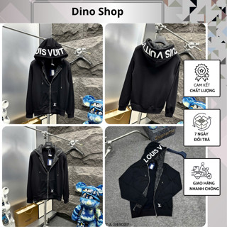 Áo Khoác Nỉ Eo Vì Mũ Thêu Chữ Hot Hit - Áo Khoác Lờ Vê Nam Mũ Phối Họa Tiết Siêu Đẹp