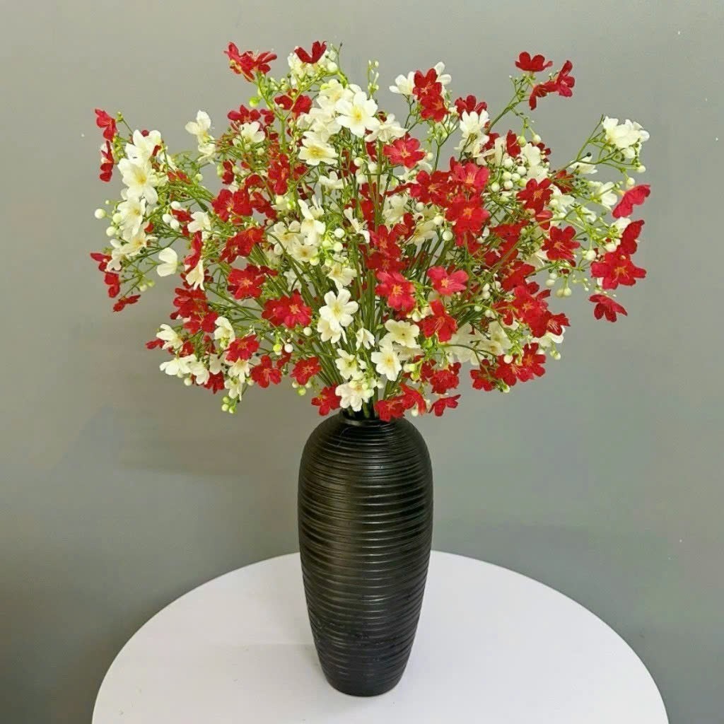 Cành Hoa Nhất Chi Mai hoa mai nhí hoa giả trang trí