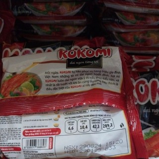 Combo 17 Mì kokomi tôm chua cay 65g