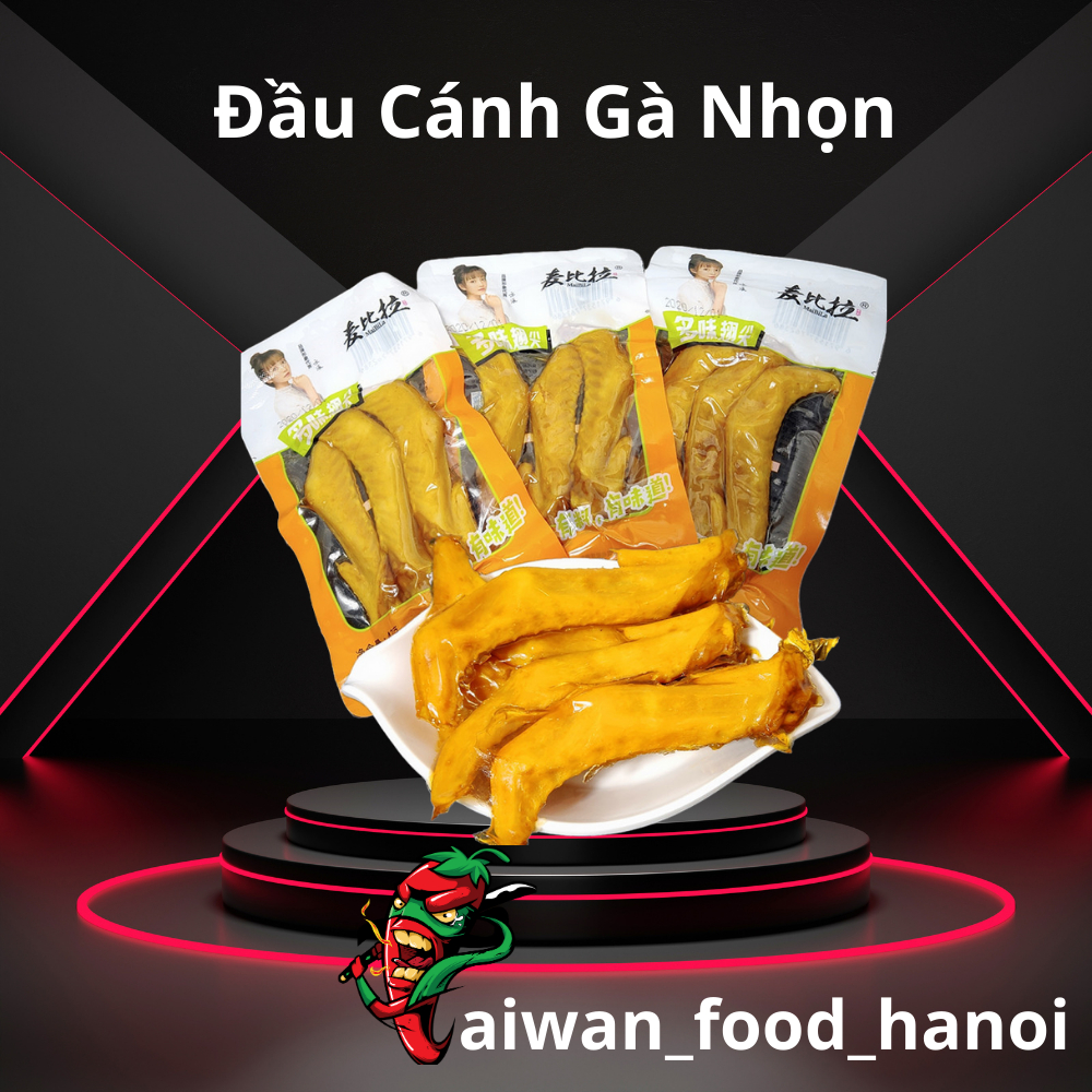 Đầu Cánh Gà Cay - Cánh Gà Nhọn Nướng Cay -  Bịch 2 Cái 30G - taiwan_food_hanoi