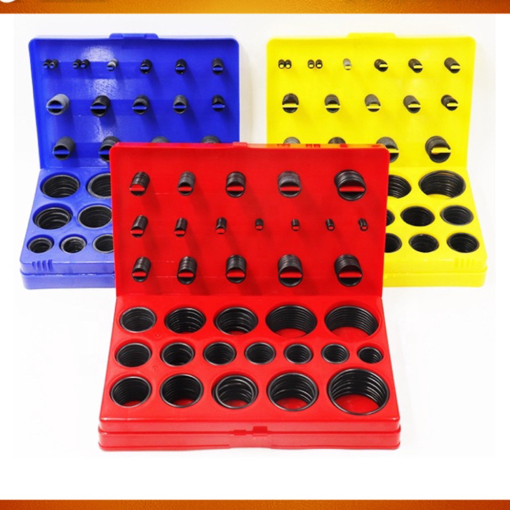 Hộp 30 cỡ size ron cao su, gioăng sim cao su làm kín O-RING KIT (Oring) chịu dầu nhớt, chịu nhiệt