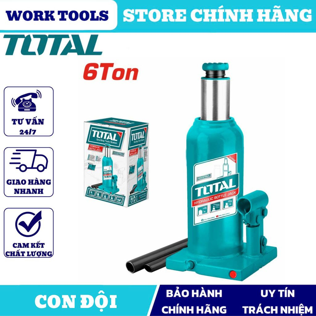 TOTAL Con đội 6 Tấn THT109062 (Cam kết Chính Hãng 100%)