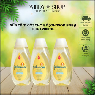 COMBO 3 CHAI SỮA TẮM GỘI CHO BÉ JOHNSON BABY CHAI 200ML