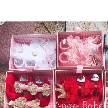 Set băng đô kèm vớ cho bé