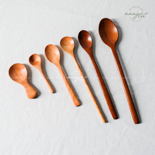  Muỗng gỗ tự nhiên muỗng súp muỗng ăn cơm muỗng gia vị 