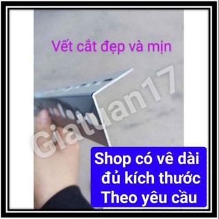 ⭐(RỘNG 30,40,50_ DÀI 60,80,1M,1.2M,1.5M)⭐(V3 X cao 80cm X 2 tầng) Kệ sắt mâm sắt v lỗ V3x3cm sơn tĩnh điện vê lỗ