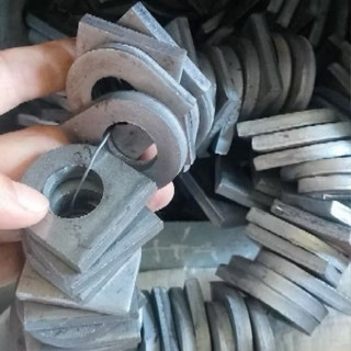 10 Cái bát khóa cửa sắt, bát khóa cửa cổng 5li 6l 8li khoen cửa sắt, tai sắt dẹt