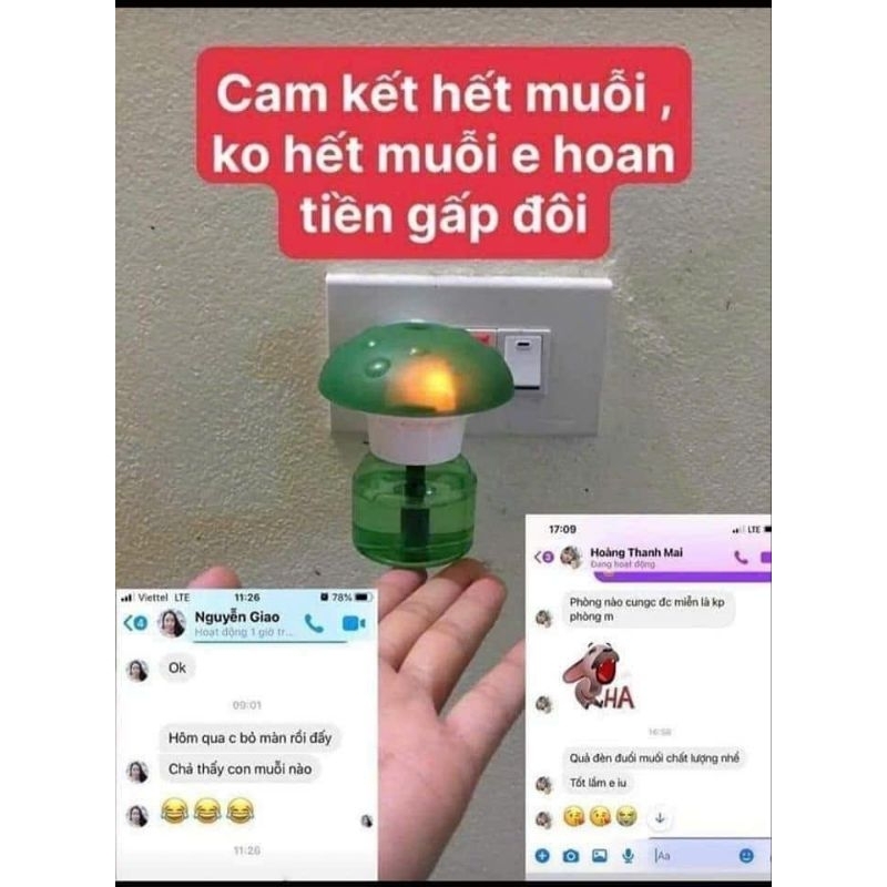 Đèn đuổi muỗi Tam Bảo An (vàng)