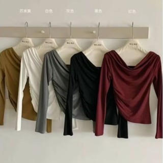 Áo thun cổ đổ dài tay hàng QC