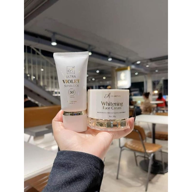 COMBO KEM FACE & SERUM A COMESTIC DƯỠNG TRẮNG NGĂN NGỪA LÃO HÓA