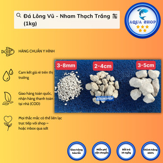 Đá Lông Vũ - Nham Thạch Trắng (1kg)