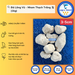Đá Lông Vũ - Nham Thạch Trắng (1kg)