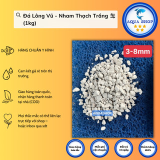 Đá Lông Vũ - Nham Thạch Trắng (1kg)