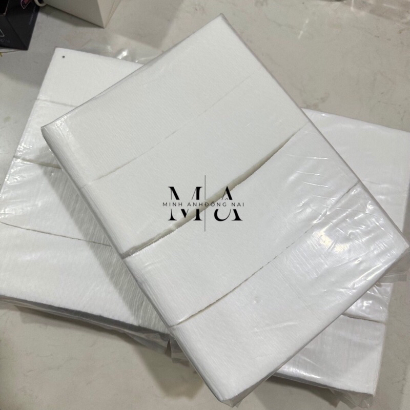 Bông Gòn Ép Miếng Cắt Sẵn 7x7 cm, Bông Cắt Sẵn Dạng Hạt Bịch 500G