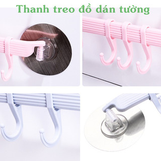 Thanh treo đồ dán tường đa năng