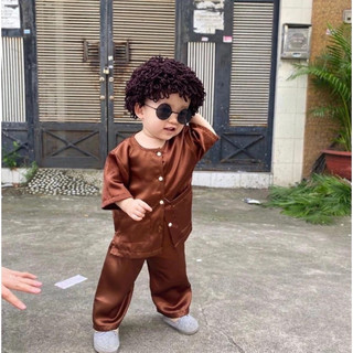 áo bà ba cho bé trai bé gái ( ĐỦ SIZE- ĐỦ MÀU) chất lụa siêu mát