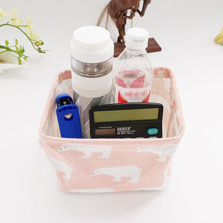Giỏ Vuông Vải Canvas Đựng Đồ Gắp Gọn