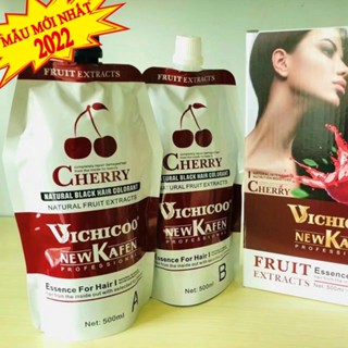 Thuốc nhuộm đen New Kafen cao cấp phủ bạc và không dính da đầu 1000ML Chính Hãng Minhanh Cosmetic