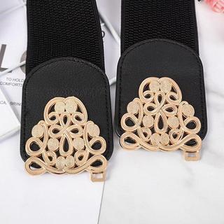 Belt nịt váy hoa văn bản 6cm
