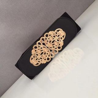 Belt nịt váy hoa văn bản 6cm