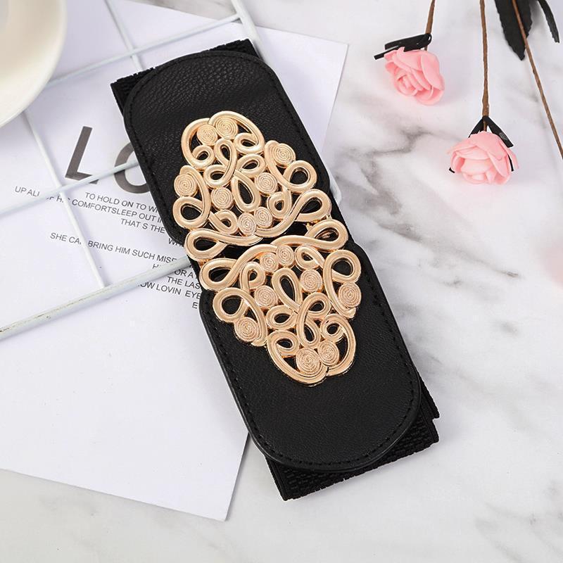 Belt nịt váy hoa văn bản 6cm