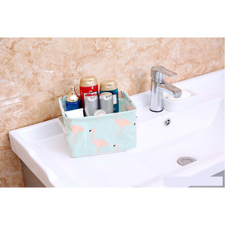Giỏ Vuông Vải Canvas Đựng Đồ Gắp Gọn