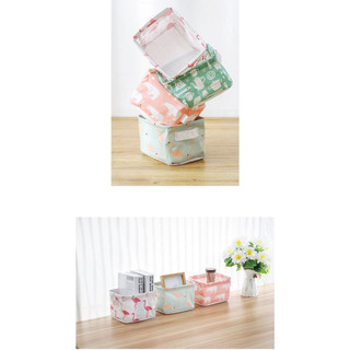Giỏ Vuông Vải Canvas Đựng Đồ Gắp Gọn