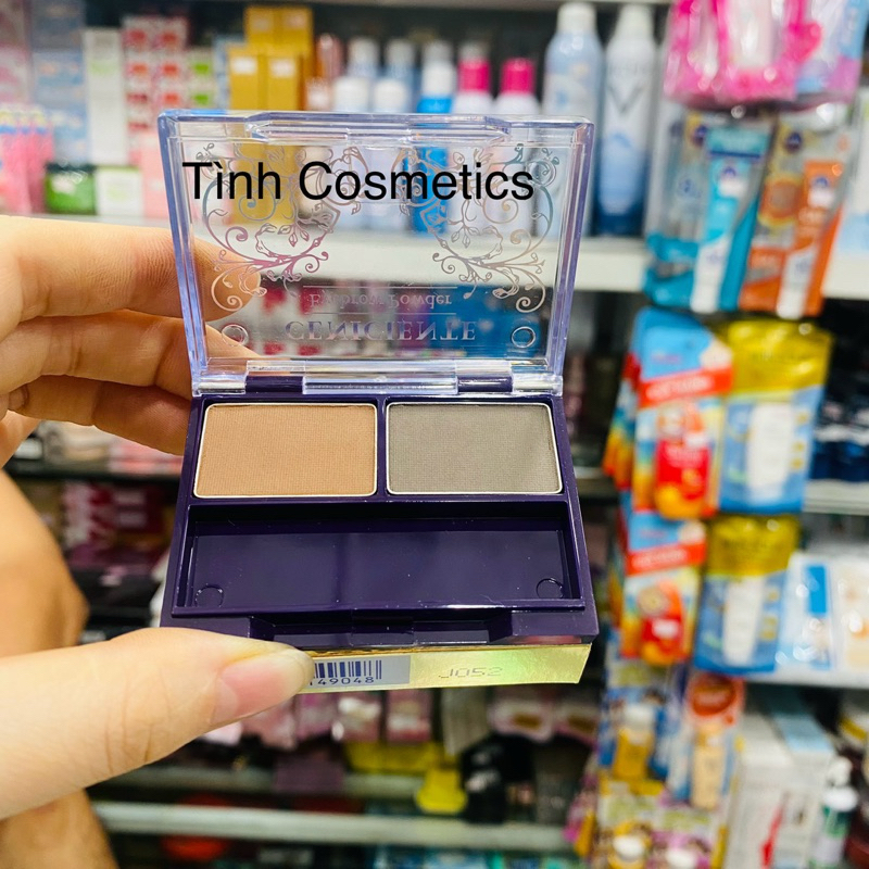 Bột Kẻ Lông Mày Naris Cosmetics 02 Natural Brown Ceniciente Eyebrow Powder 10g