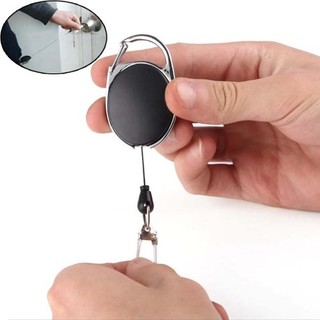 Móc khóa dây rút V2, móc thẻ cư dân, thẻ gửi xe tiện lợi