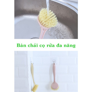 Bàn Chải Nhựa Lúa Mạch Cọ Rửa Đa Năng