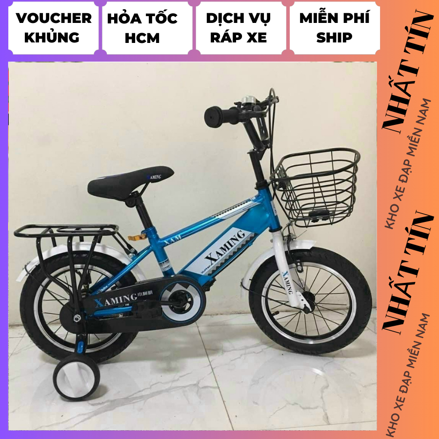 Xe Đạp Xaming Cao Cấp Đủ Size Cho Bé Từ 2-10 Tuổi - 2 Khung Cứng Cáp (XM06)