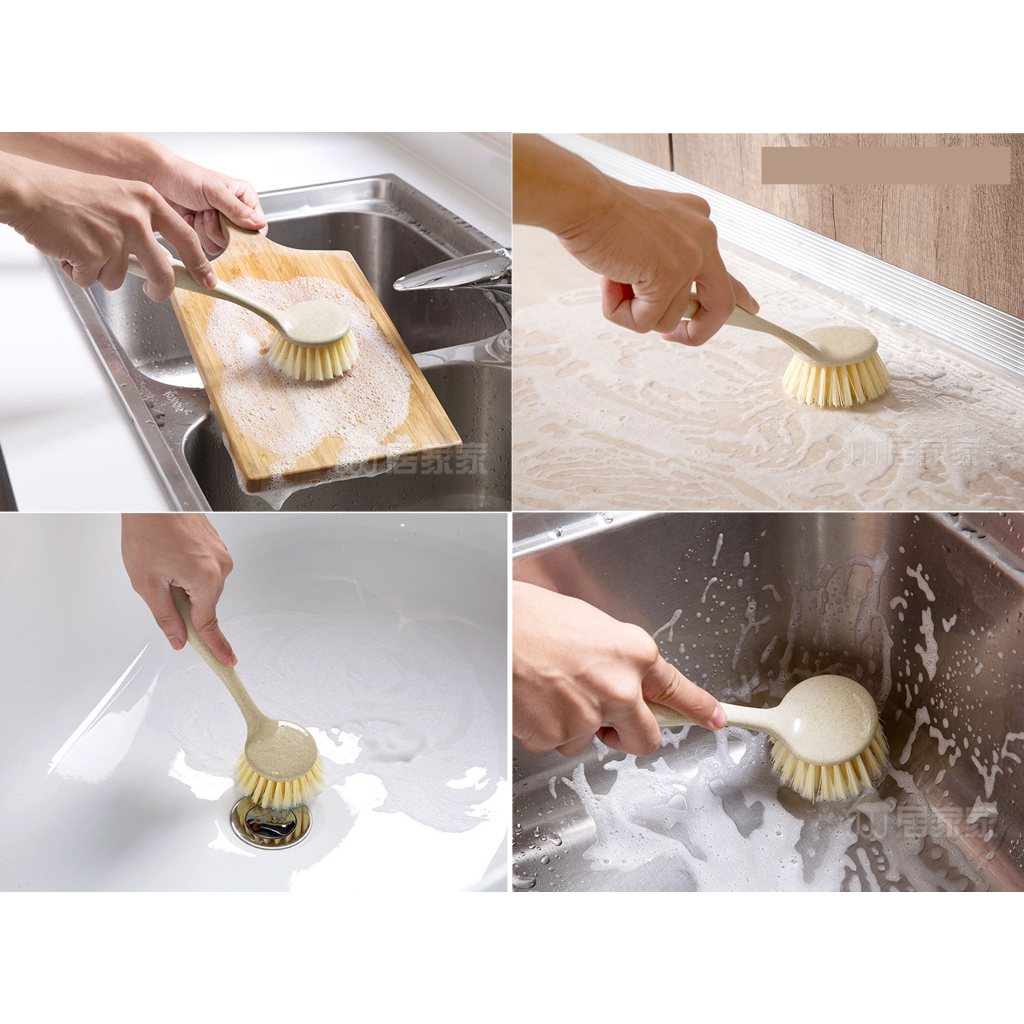 Bàn Chải Nhựa Lúa Mạch Cọ Rửa Đa Năng
