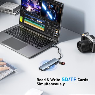 Cáp Chuyển Hub Type C BENFEI Baseus  5, 6 7  in 1 (TYPE C To USB 3.0 + HDMI + PD + LAN)