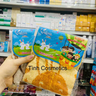 Combo 2 khăn mặt trẻ em sợi tre valisa siêu mềm, sợi tre thấm hút,kháng khuẩn, chống mốc